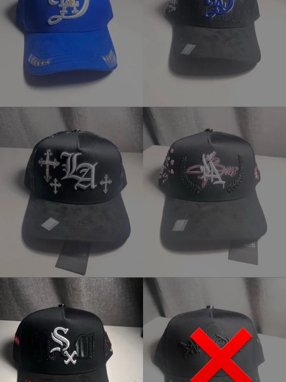 Adjustable Embroidered Baseball Cap - Black
